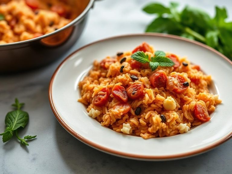 One-Pot Creamy Tomato Rice