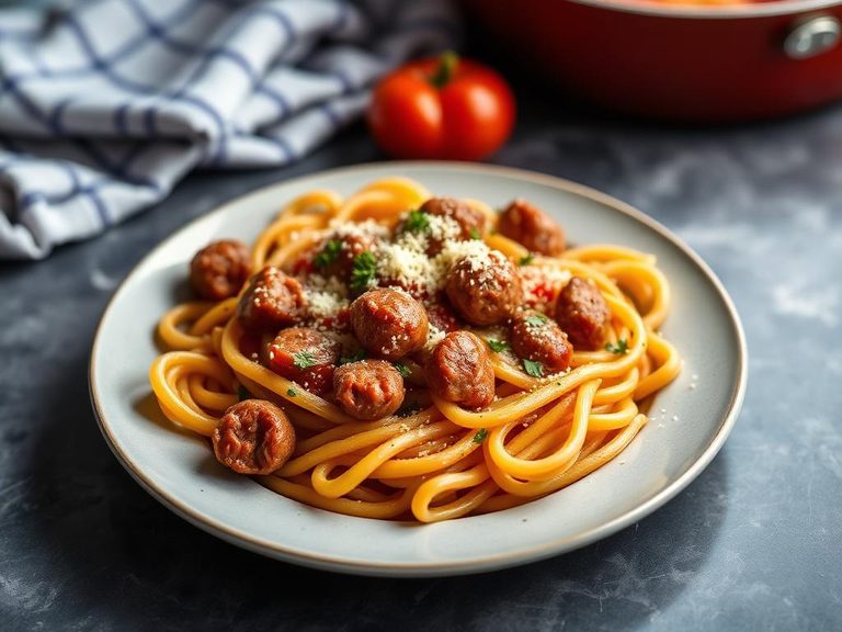 One-Pot Sausage Pasta