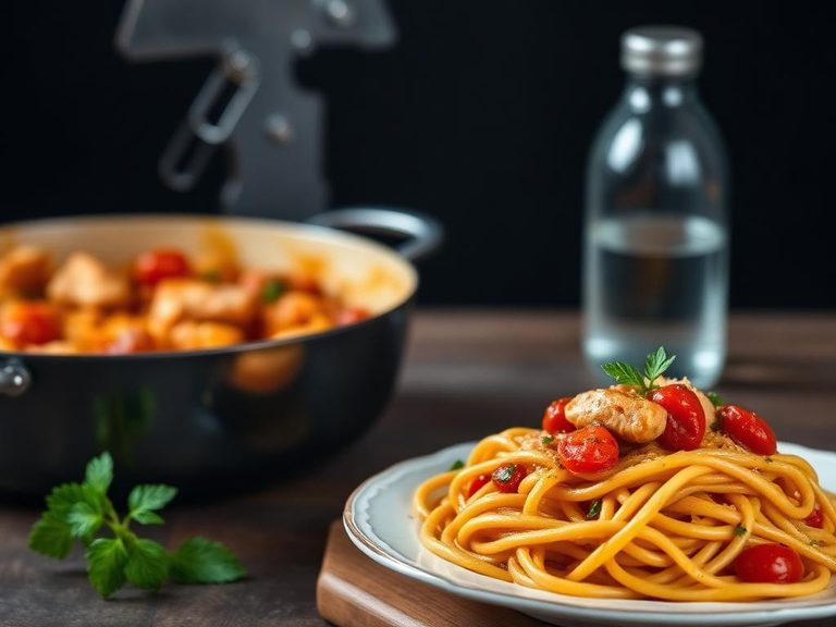 One-Pot Tomato Chicken Pasta