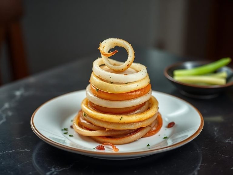 Onion ring tower