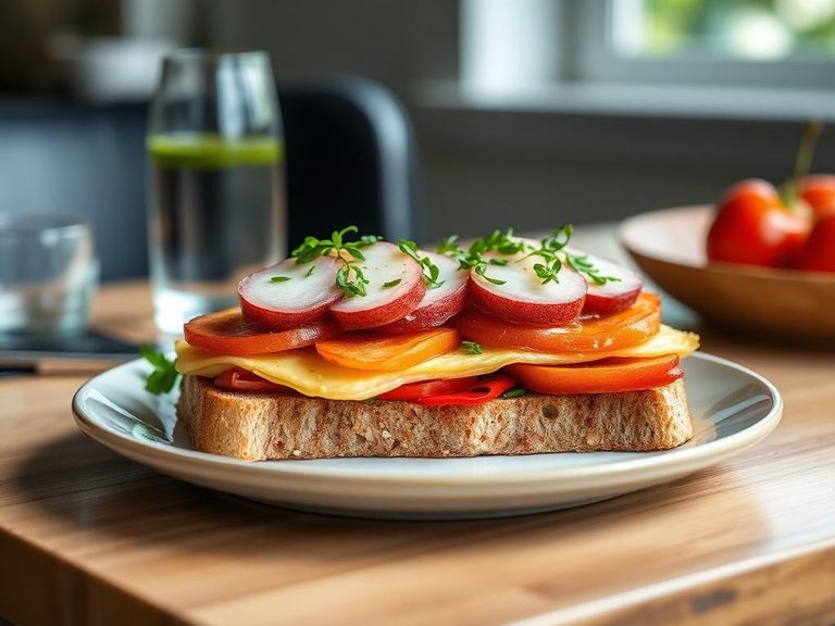 Open-faced sandwich (smørrebrød)