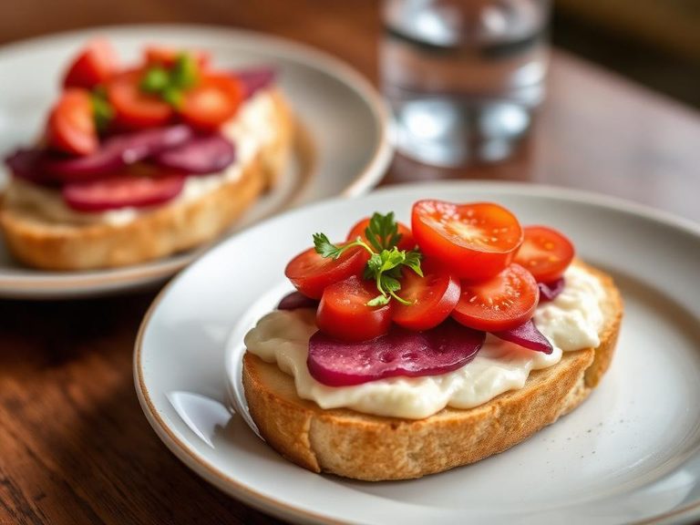 Open-faced Tartines