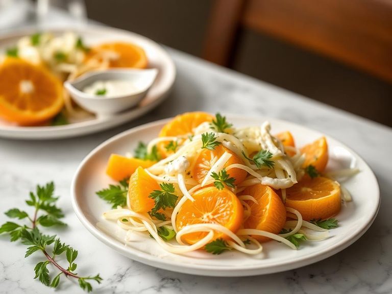 Orange and Fennel Salad with Mayo