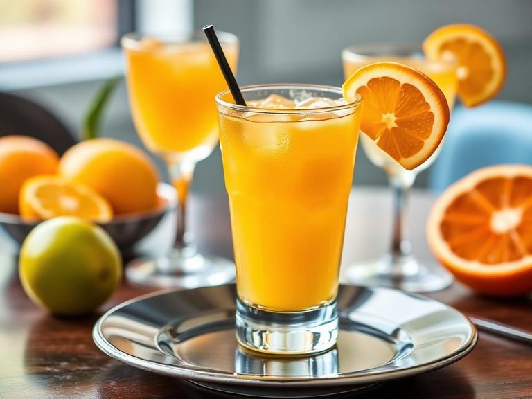 Orange-flavored cocktail mixer (e.g., screwdriver)
