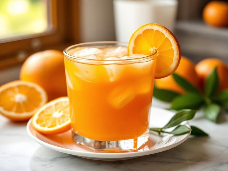 Orange-flavored punch