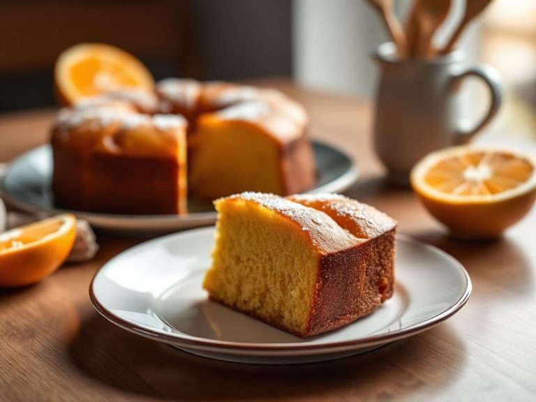 Orange pound cake