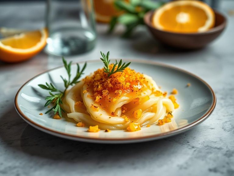 Orange Zest Garnish