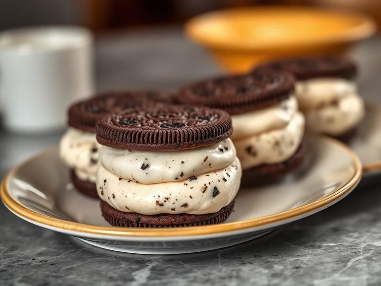 Oreo Ice Cream Sandwiches