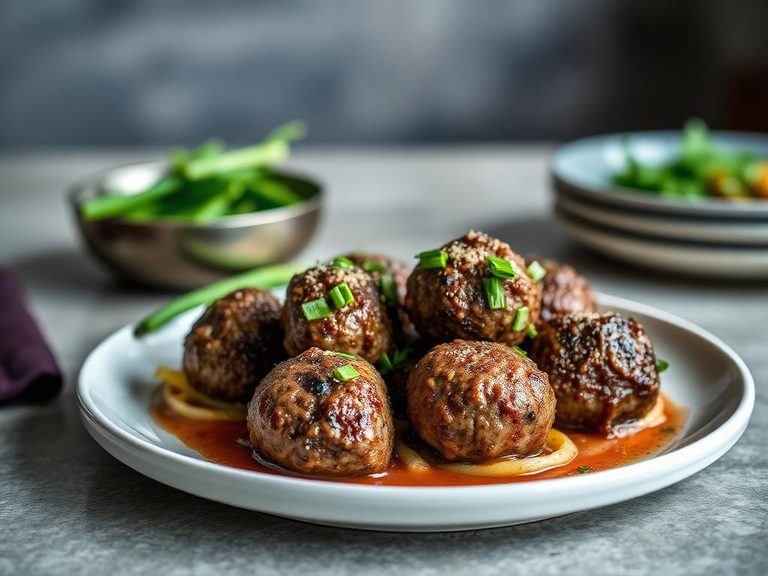 Ostrich Meatballs