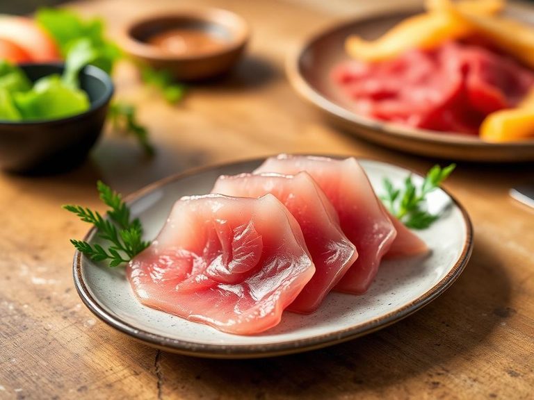 Ostrich Sashimi