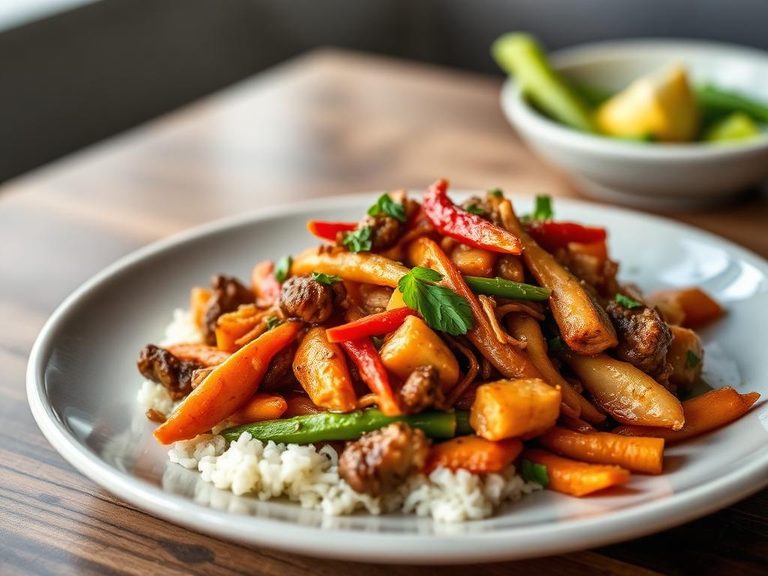 Ostrich Stir-Fry