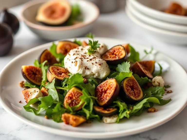 Ottolenghi's Roasted Fig and Goat Cheese Salad