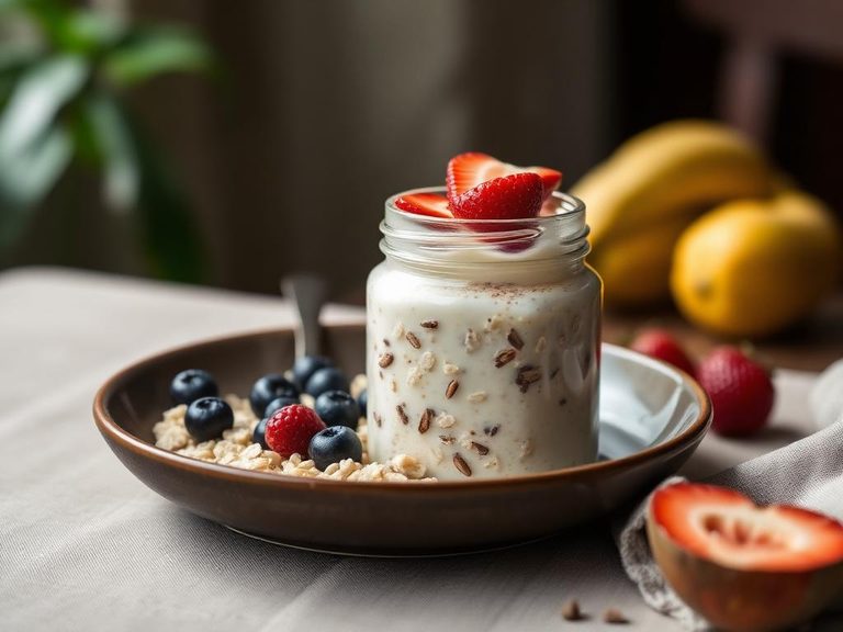 Overnight Oats with Yogurt