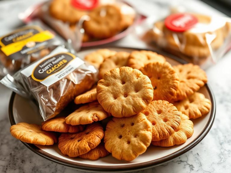 Packaged biscuits and crackers