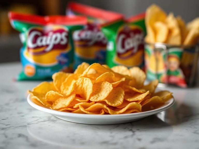 Packaged snack chips