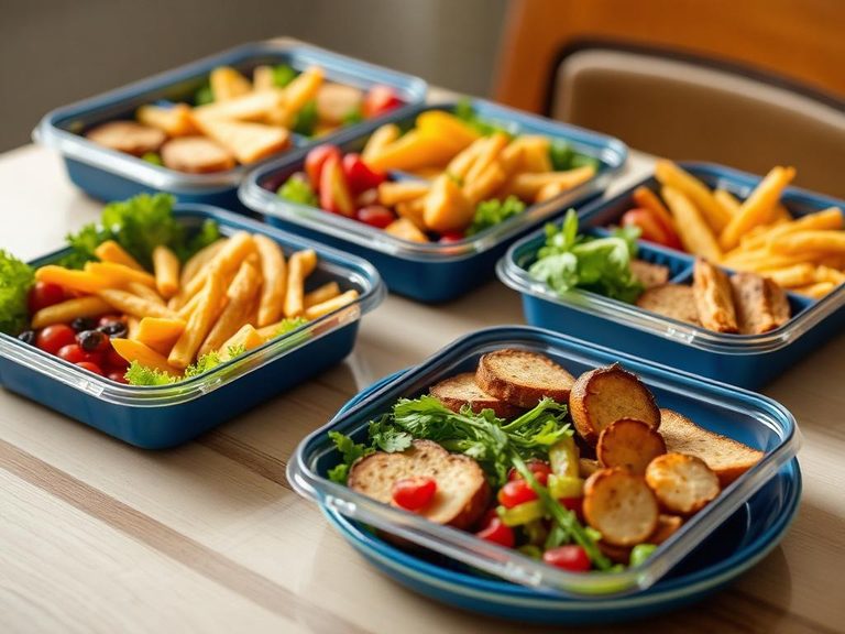 Packed in school or work lunches
