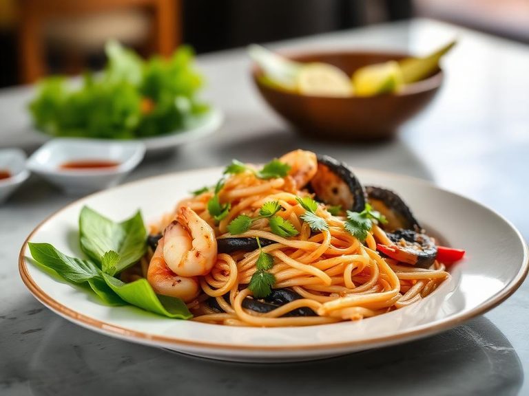 Pad Thai Talay (mixed seafood)