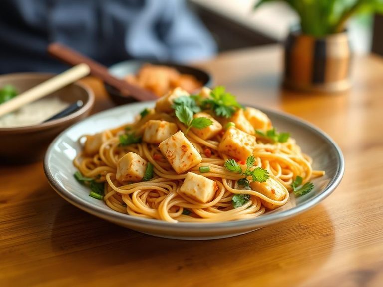 Pad Thai with Tofu
