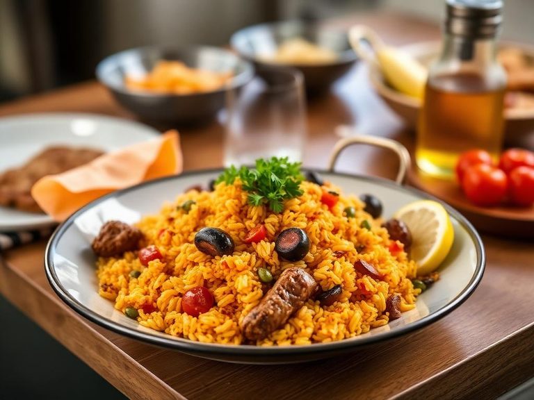 Paella (Spanish rice dish)
