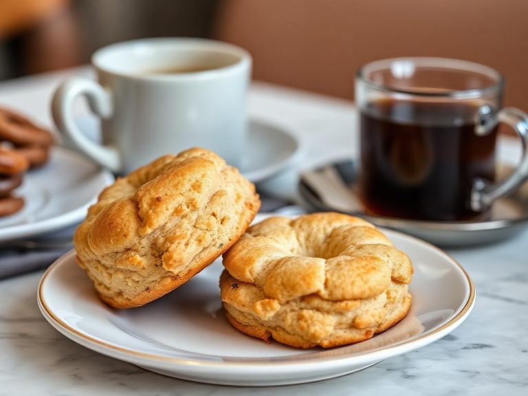 Paired with coffee or tea as a dunking biscuit