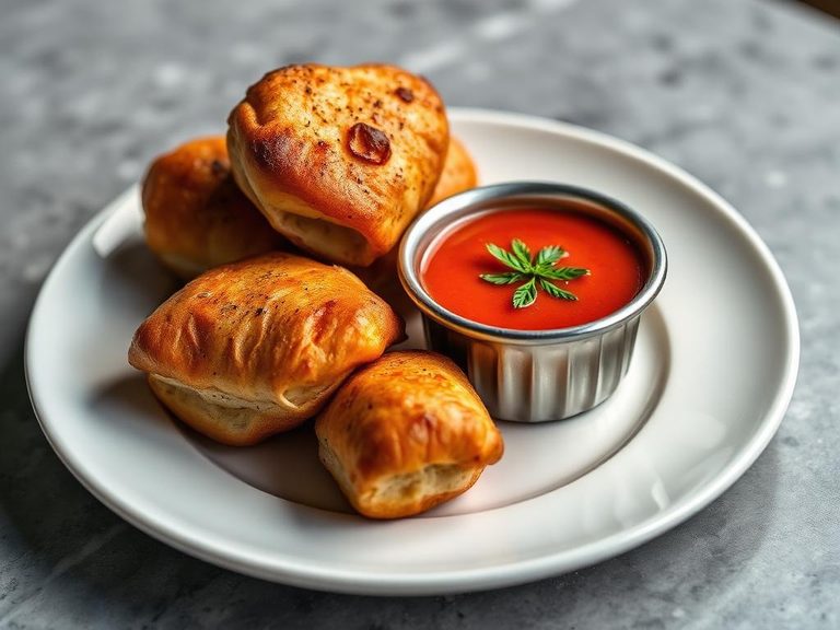 Paired with tomato soup for dipping