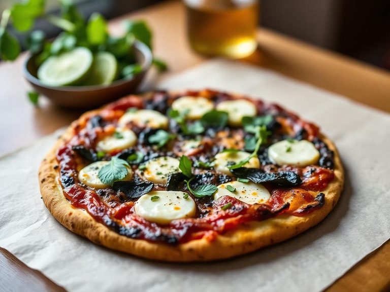 Palak Paneer Pizza