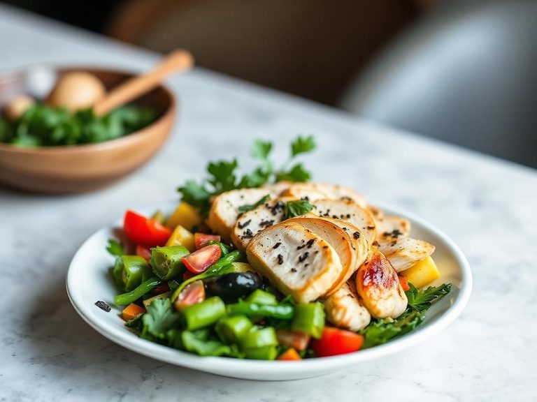 Paleo Chicken and Veggie Bowl