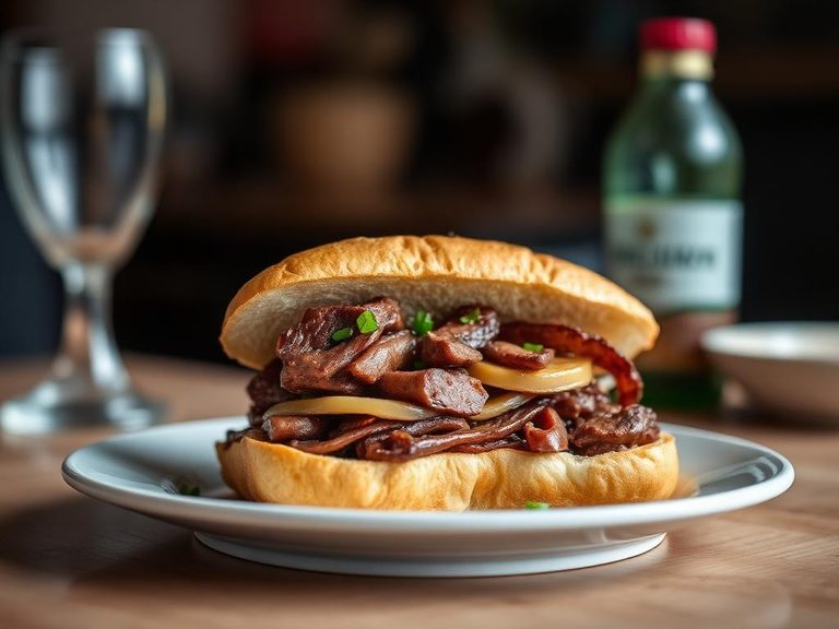 Pan con Bistec