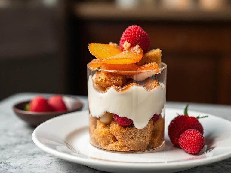 Pan Dulce as a base for a quick dessert parfait