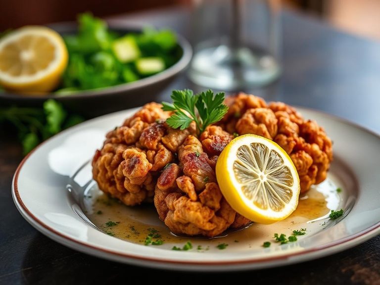 Pan-Fried Brains with Lemon and Parsley