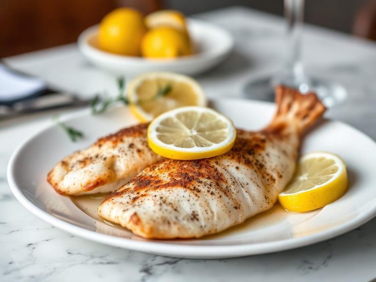 Pan-fried Burbot Fillets with Lemon