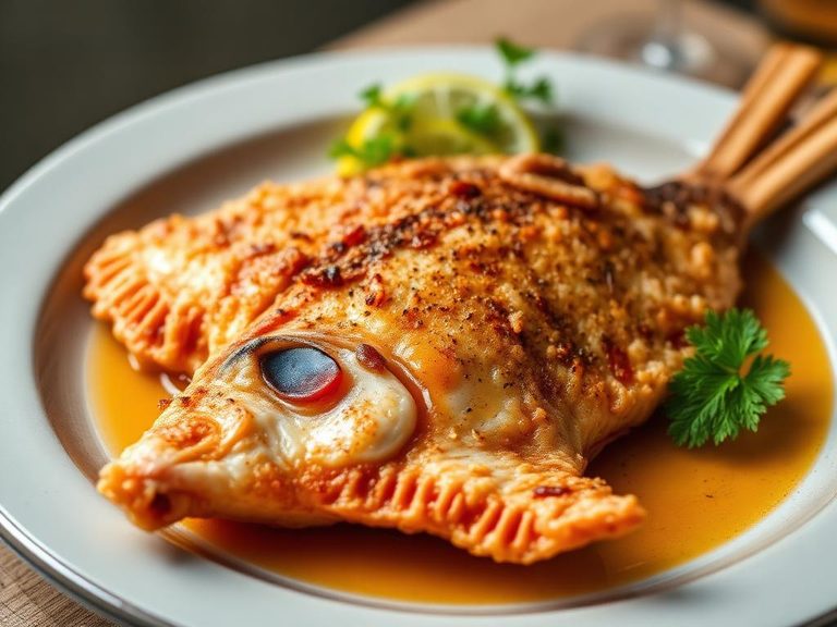 Pan-fried fish