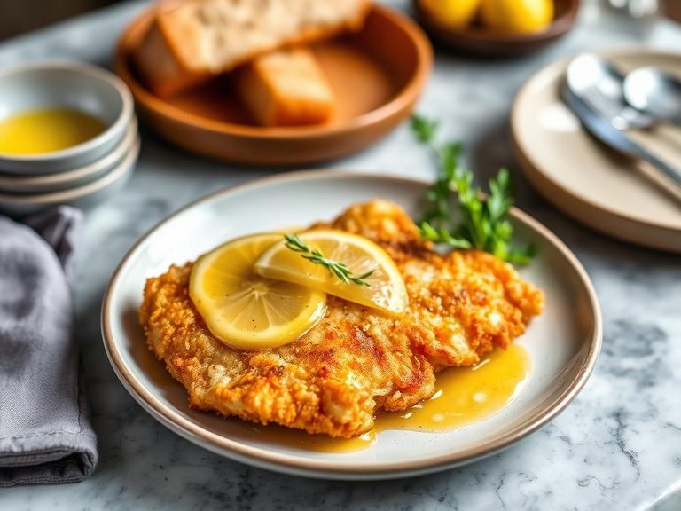Pan-Fried Haddock with Lemon Butter