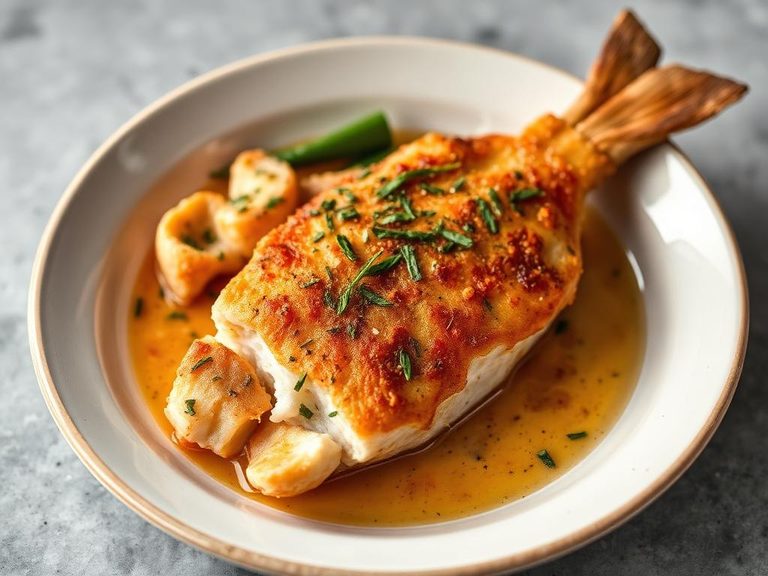 Pan-Fried Jack Fish with Herbs