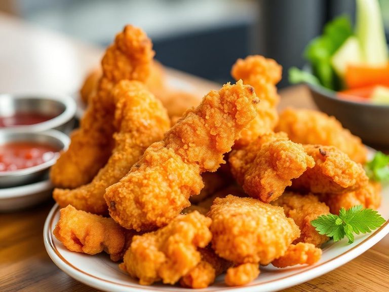 Pan-fried or deep-fried foods