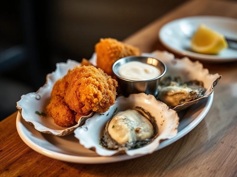 Pan-Fried Oysters with Tartar Sauce