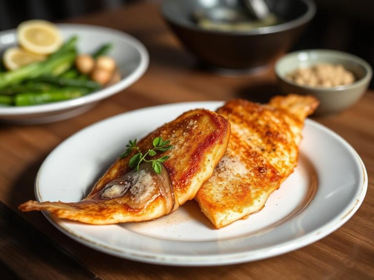 Pan-fried pike fillets