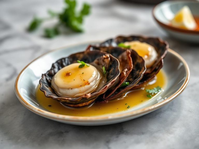 Pan-Seared Abalone with Garlic Butter
