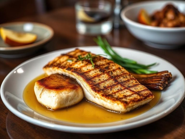 Pan-Seared Bass with Brown Butter