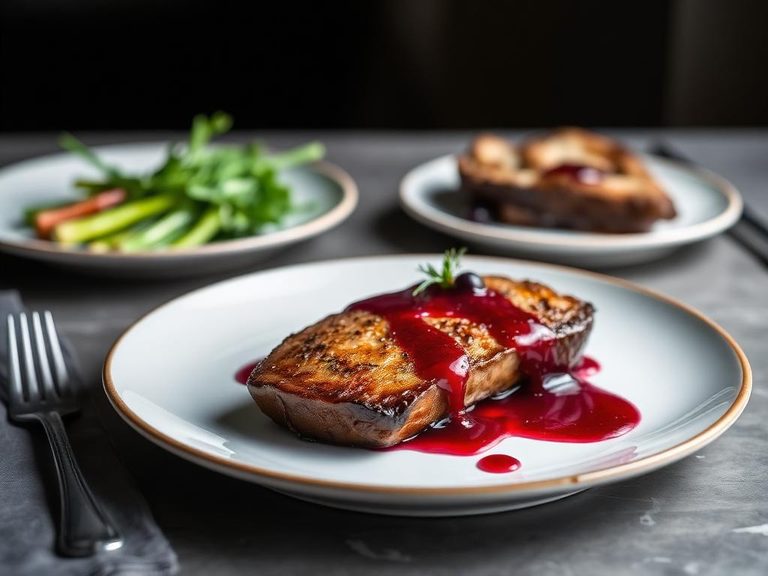 Pan-Seared Elk Medallions with Berry Reduction