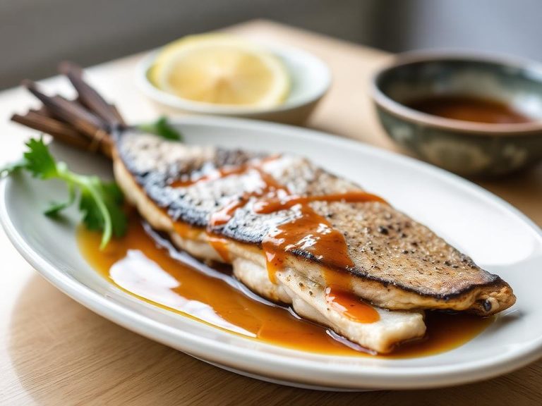 Pan-Seared Mackerel with Ginger-Soy Glaze