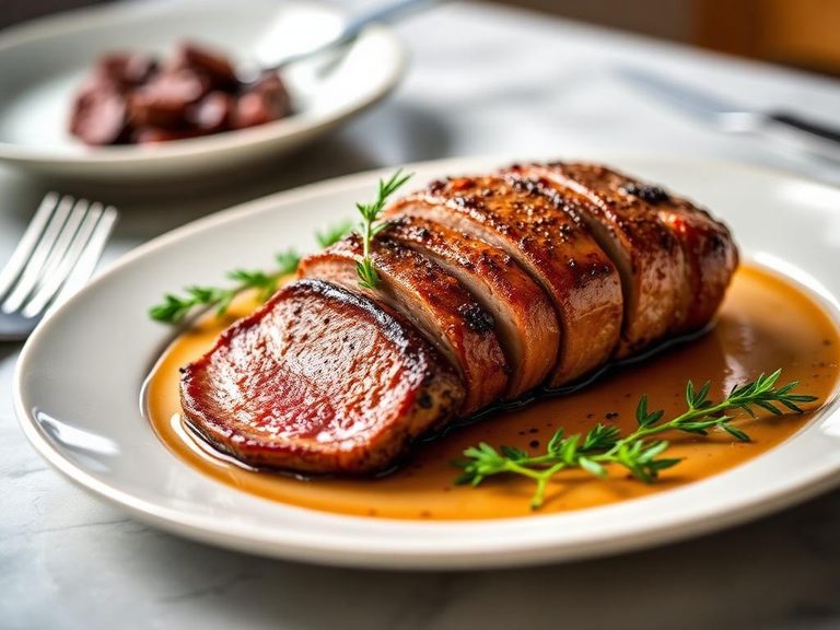 Pan-Seared Moose Loin