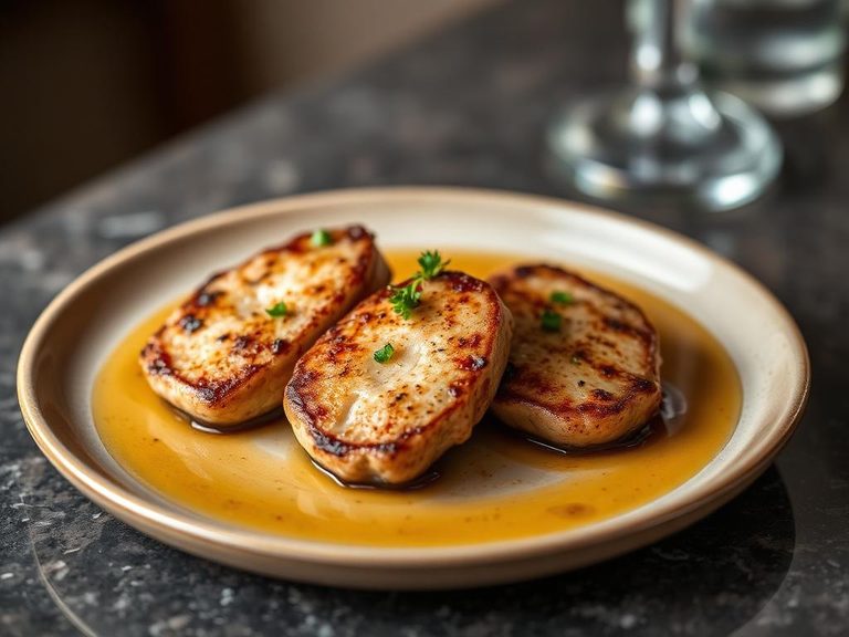 Pan-Seared Ostrich Medallions