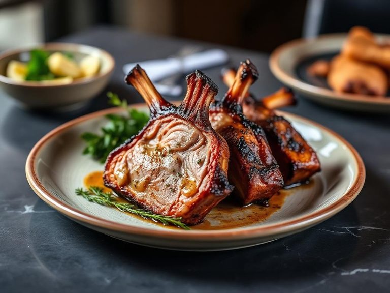 Pan-Seared Pork Loin Ribs