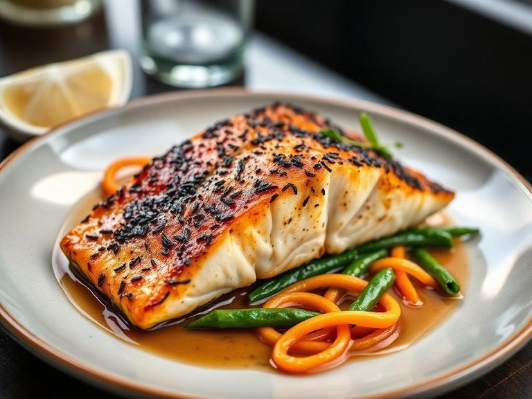 Pan-Seared Salmon Fillet with Crispy Skin