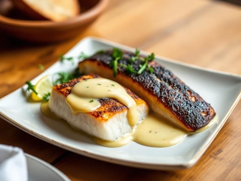 Pan-Seared Sea Bass with Beurre Blanc