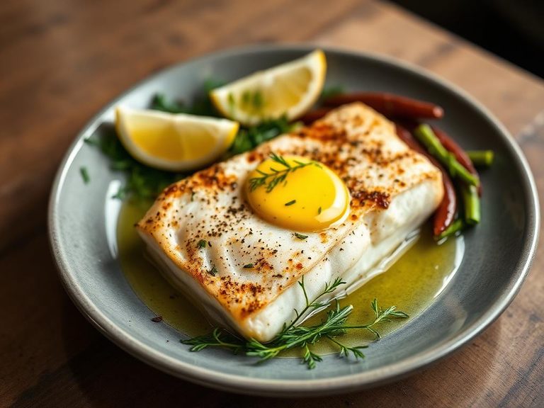 Pan-Seared Sea Trout with Lemon Butter