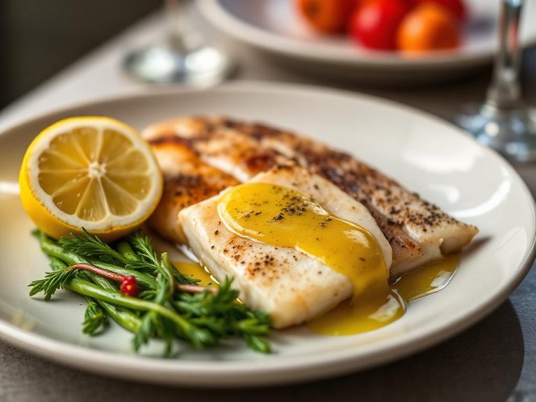 Pan-Seared Snapper with Lemon Butter