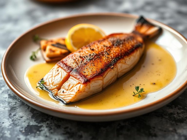 Pan-Seared Sockeye with Lemon Butter