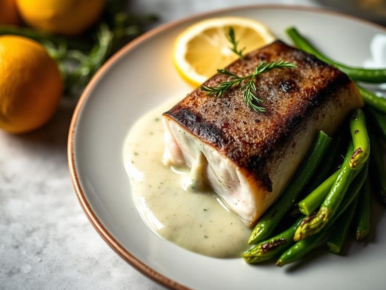 Pan-Seared Sockeye with Lemon-Dill Sauce